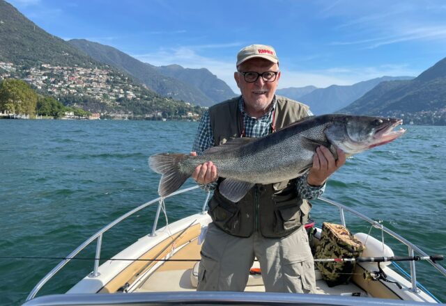 Pescare sul Lago di Como in barca