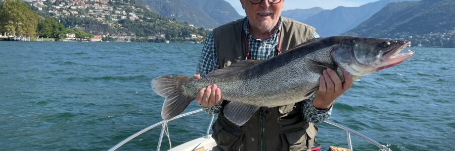 Pescare sul Lago di Como in barca