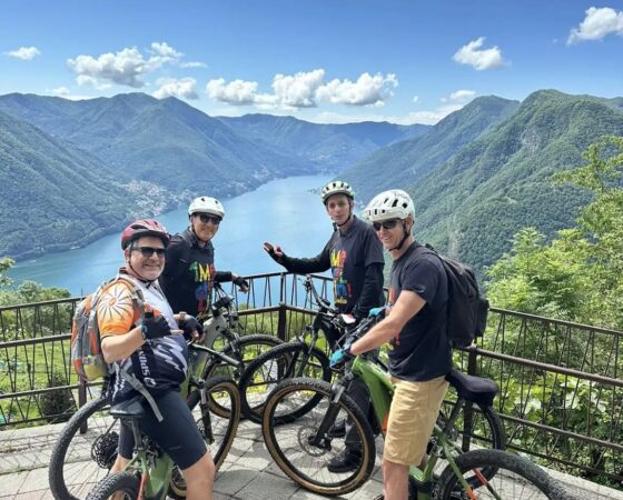 Strade di montagna in bici e piatti tipici