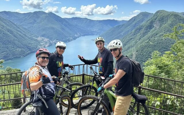 Strade di montagna in bici e piatti tipici