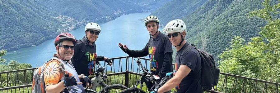 Strade di montagna in bici e piatti tipici